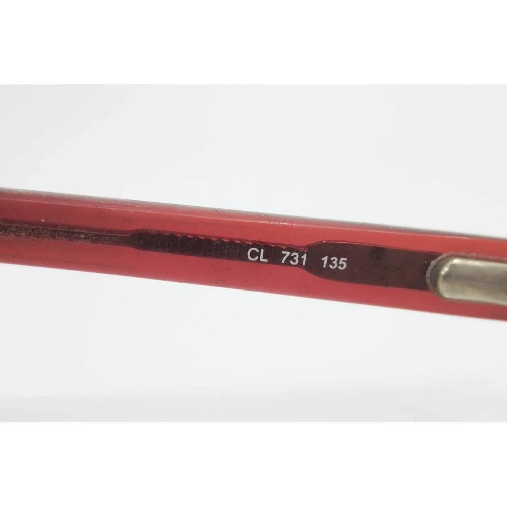 Candie's CL 731 Eyeglasses Bronze Burgundy Semi-Rimless Rectangular Frames 53-17